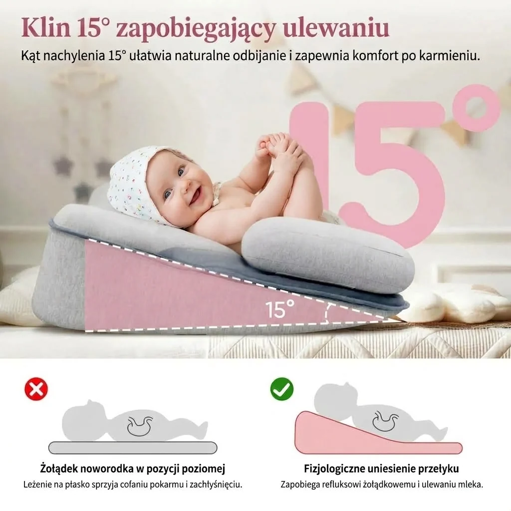Sennly™ | Leżaczek redukujący ulewanie