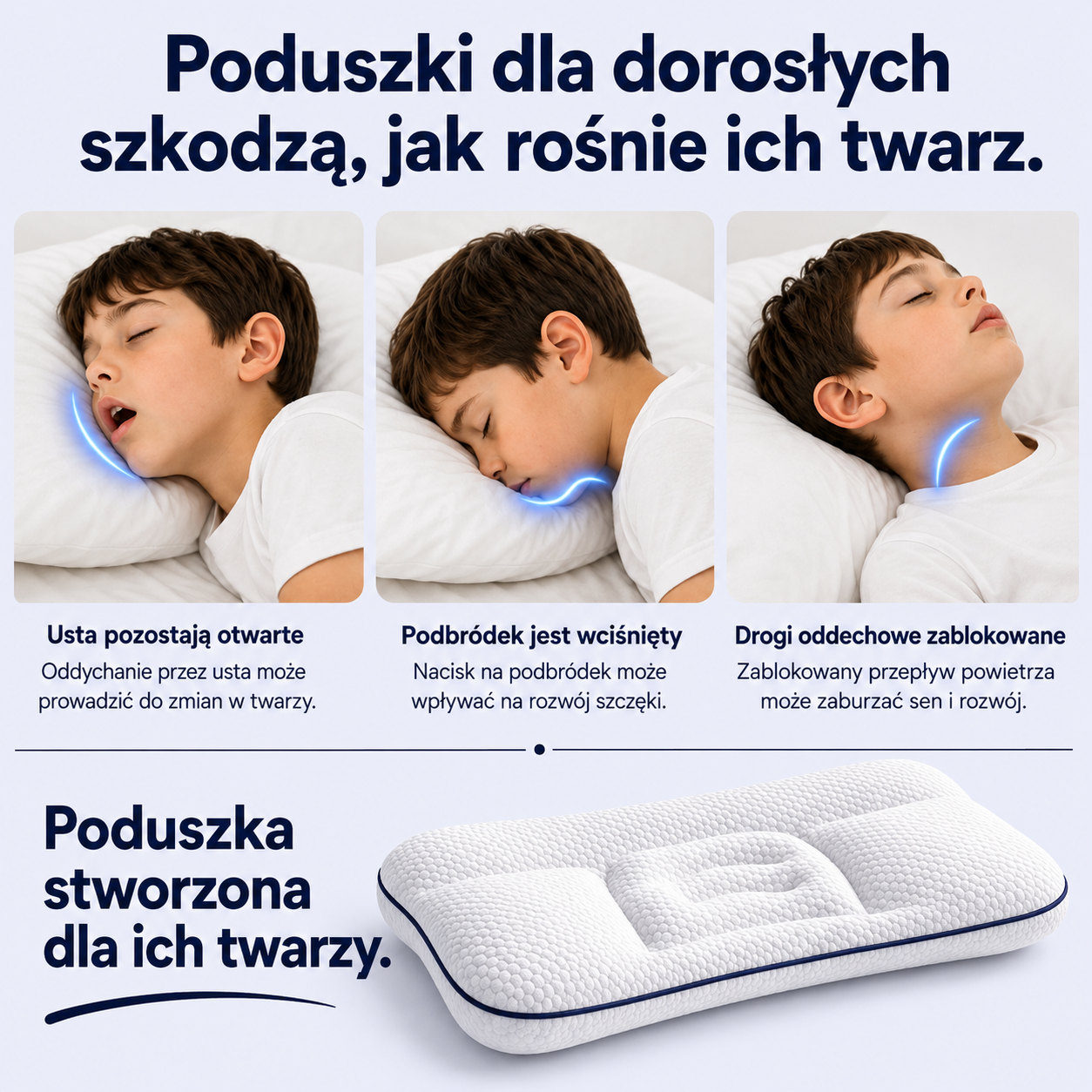 Sennly - Poduszka Profilowana Dla Dzieci
