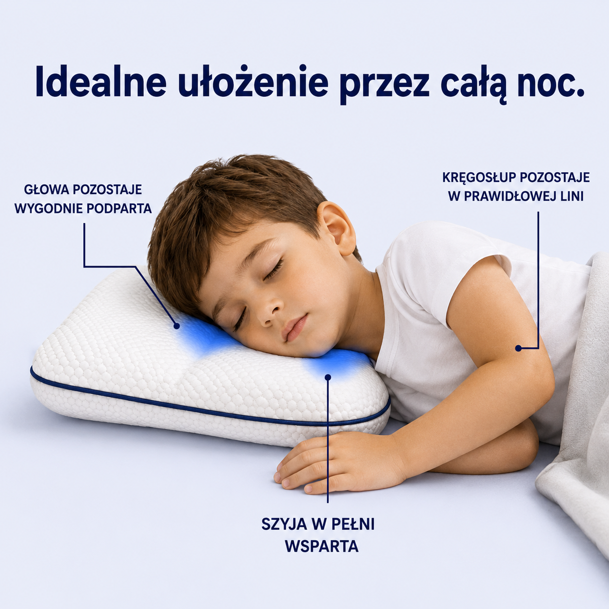 Sennly - Poduszka Profilowana Dla Dzieci