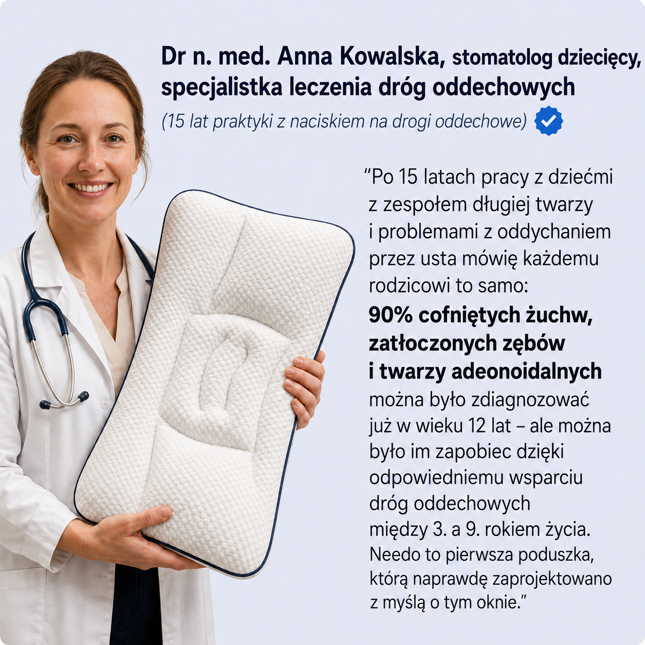 Sennly - Poduszka Profilowana Dla Dzieci